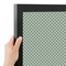 PinPix Custom Bulletin Board Nile Green Diamond Poster Board Has a Fabric Style Canvas Finish, Framed in Satin Black, by ArtToFrames (PinPix-380)